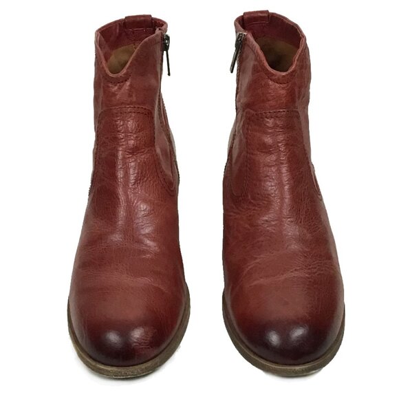 Frye Claire Bootie Short Ankle Leather Boot - Picture 4 of 14